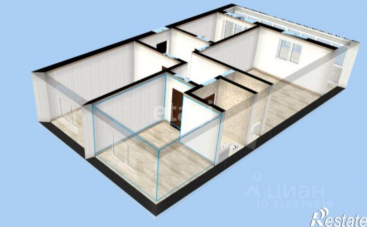 3-комн квартира Северная улица, 11,  д. 11