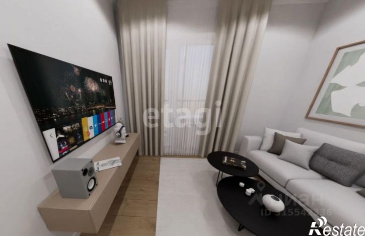 1-комн квартира ул Парковая, 1 2,  д. 1 2,  к. 2