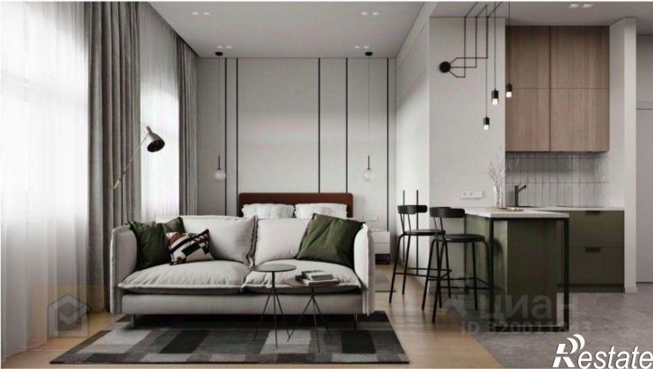 1-комн квартира ул Токарева, 6,  д. 6