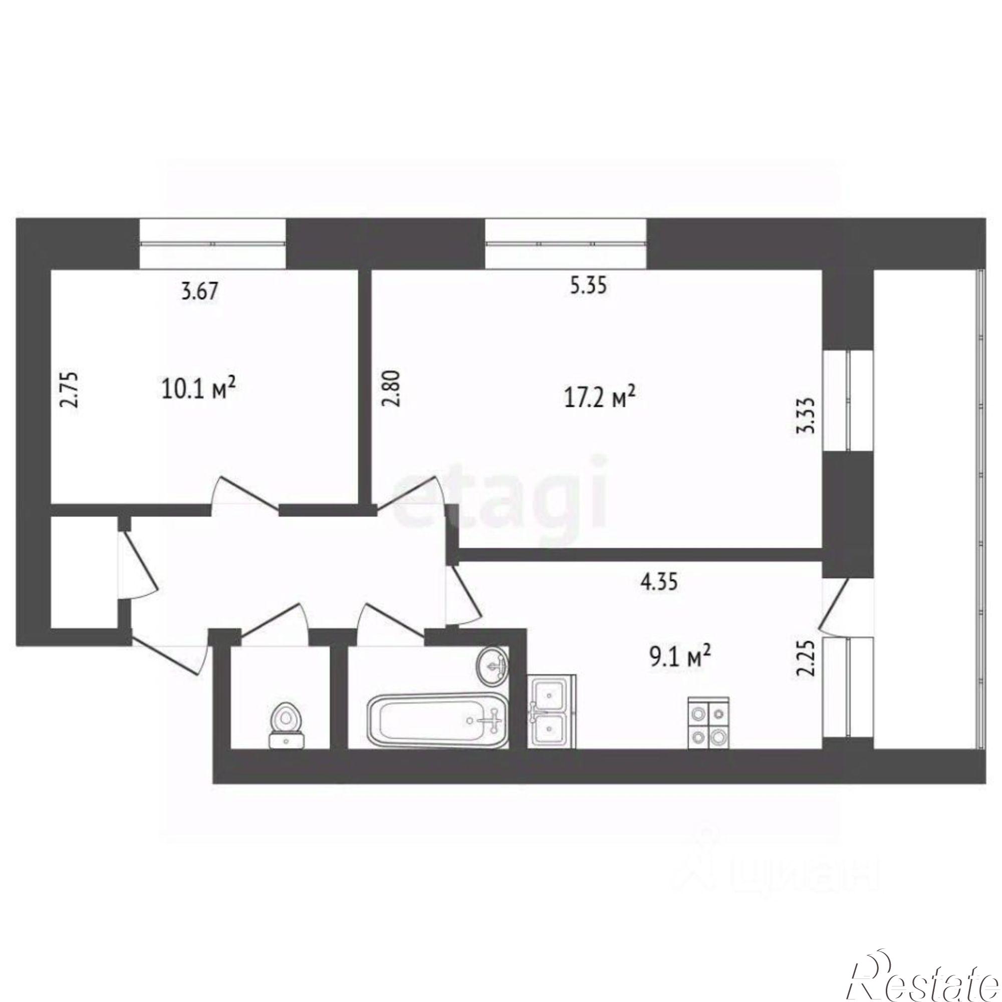 Купить квартиру за 6 500 000 рублей на ул Советская, 57