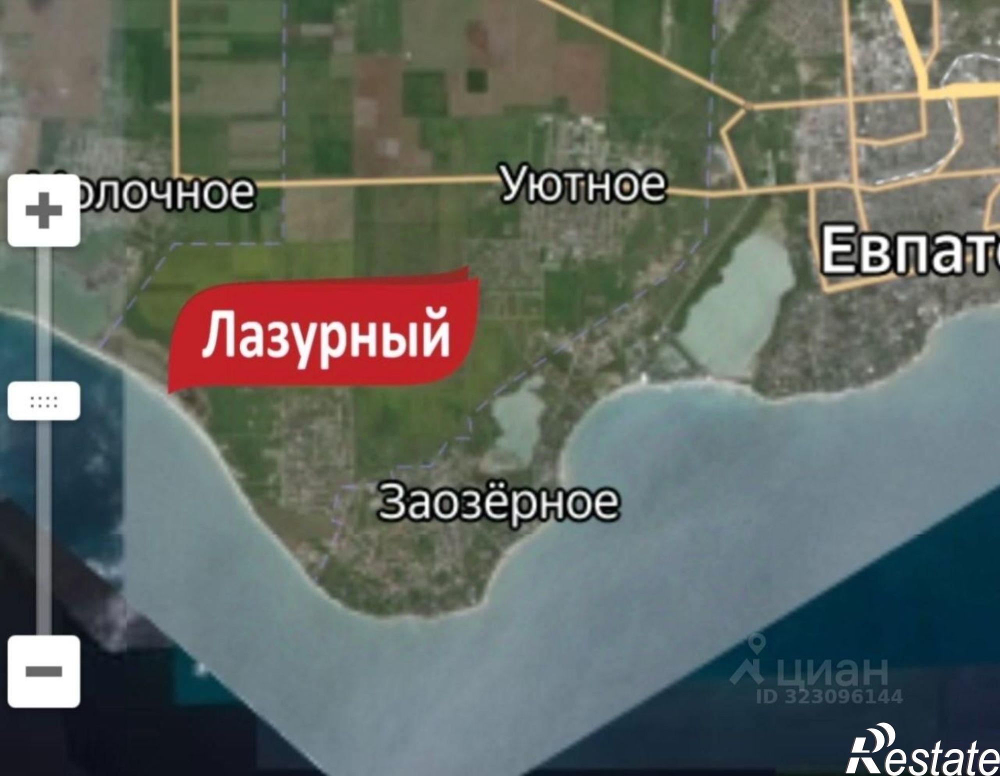 Купить землю, земельный участок за 2 250 000 рублей на Сакский район, село Уютное