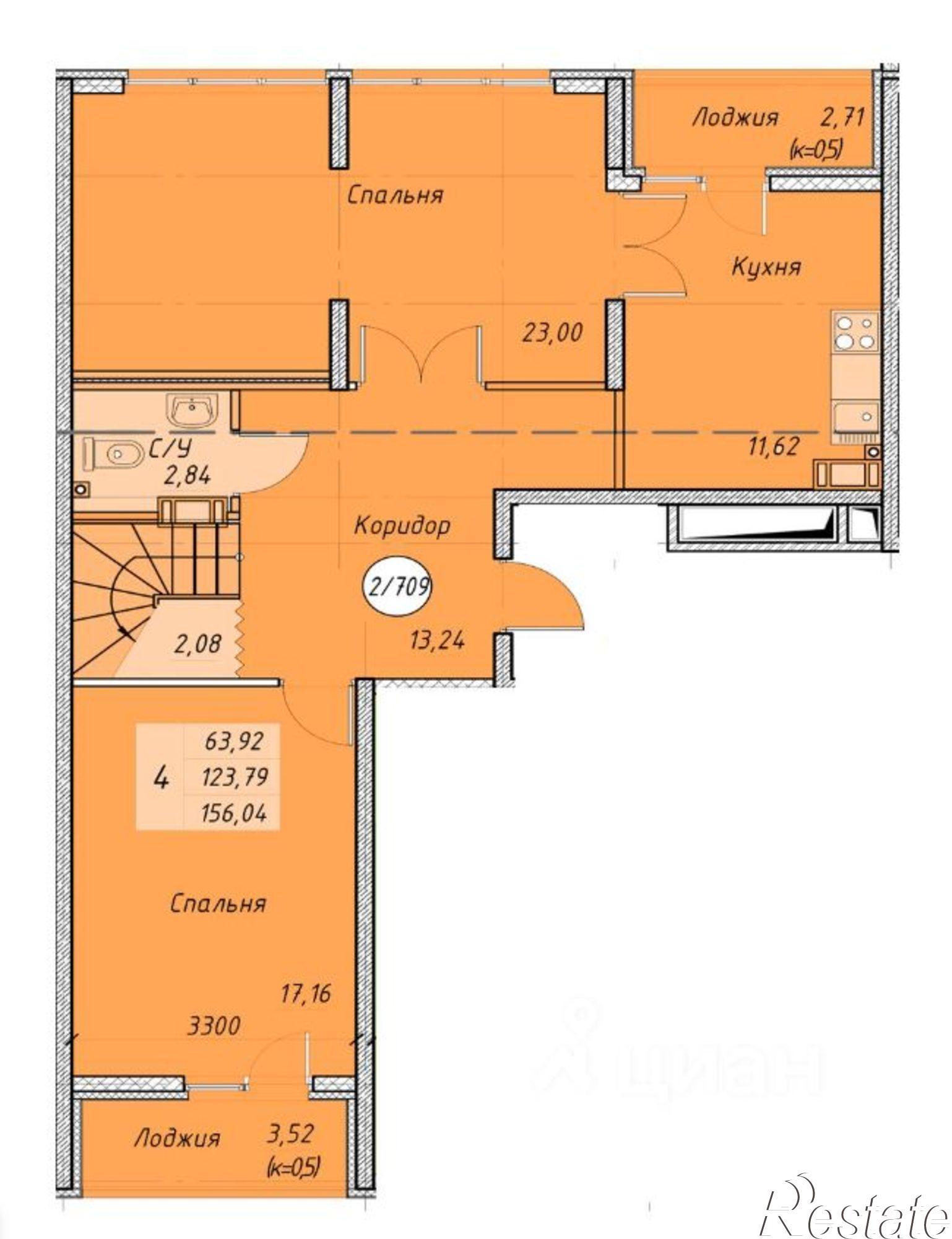 Купить квартиру за 15 604 000 рублей на Симферопольский район