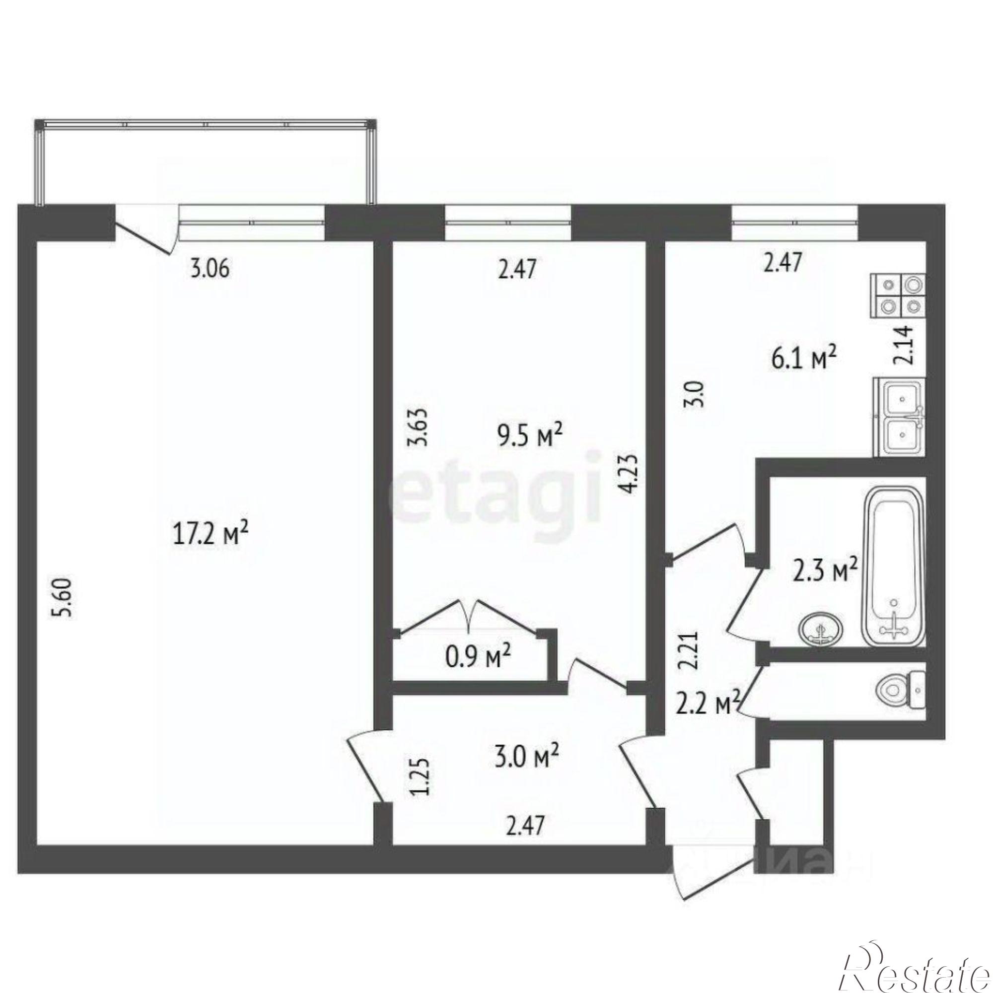 Купить квартиру за 2 600 000 рублей на ул Керченская, 5