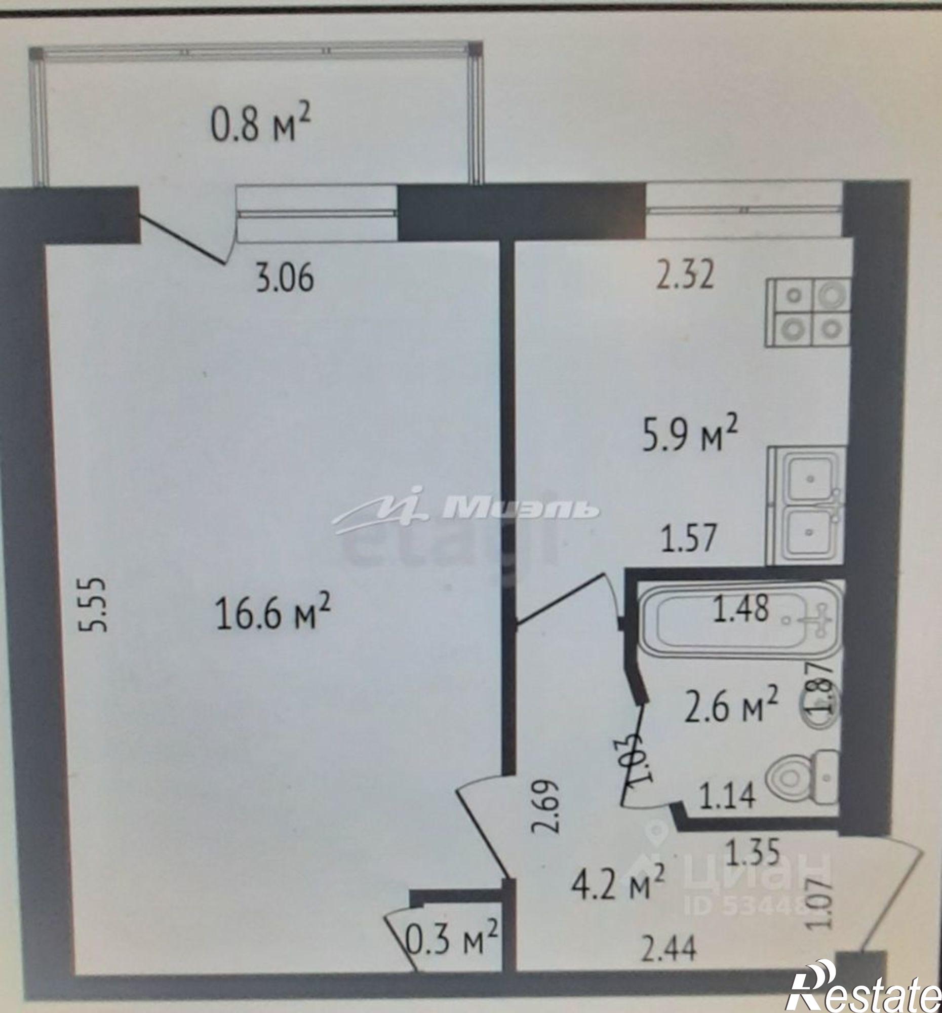 Купить квартиру за 4 350 000 рублей на ул Интернациональная, 30