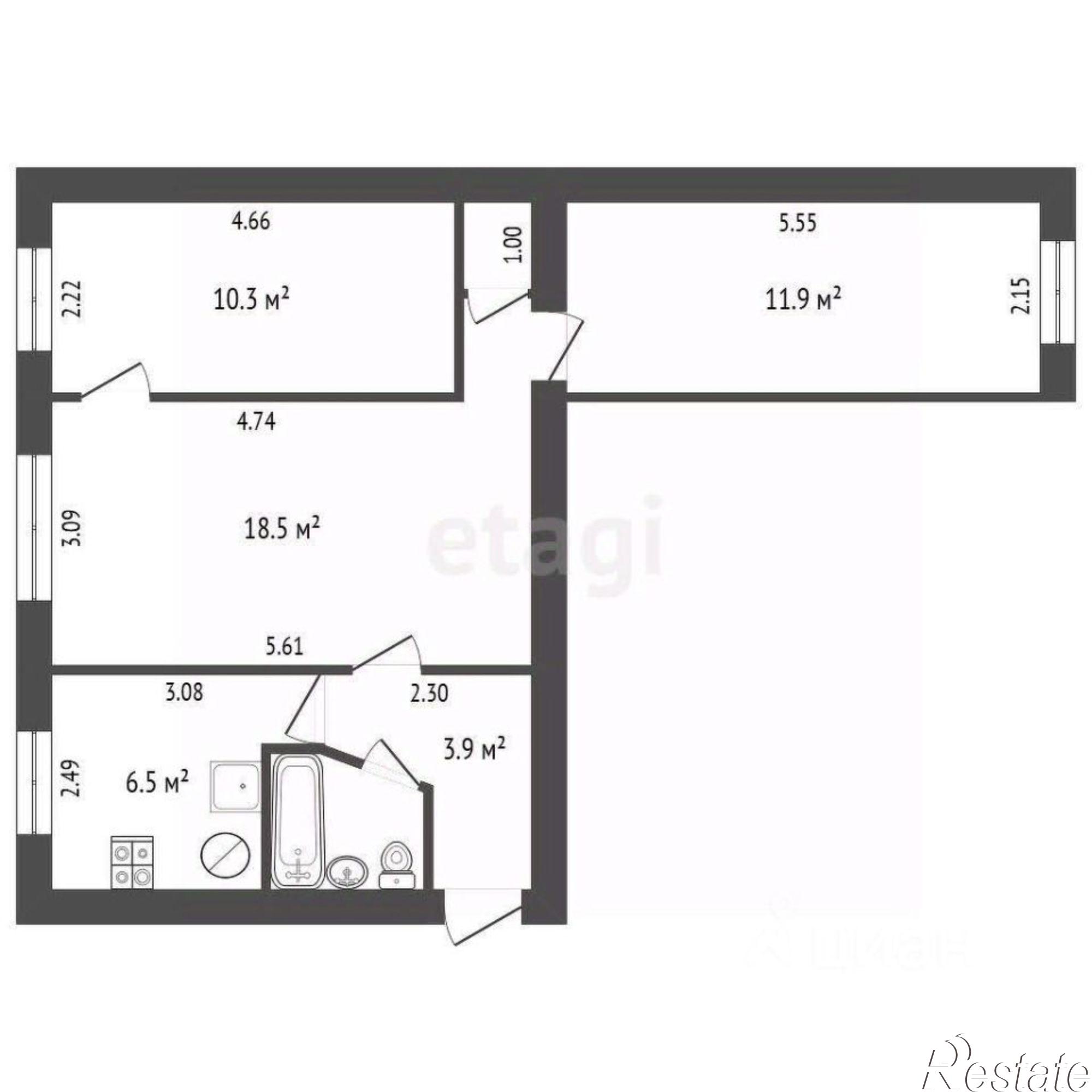 Купить квартиру за 10 000 000 рублей на Парковое шоссе, 15Б к1