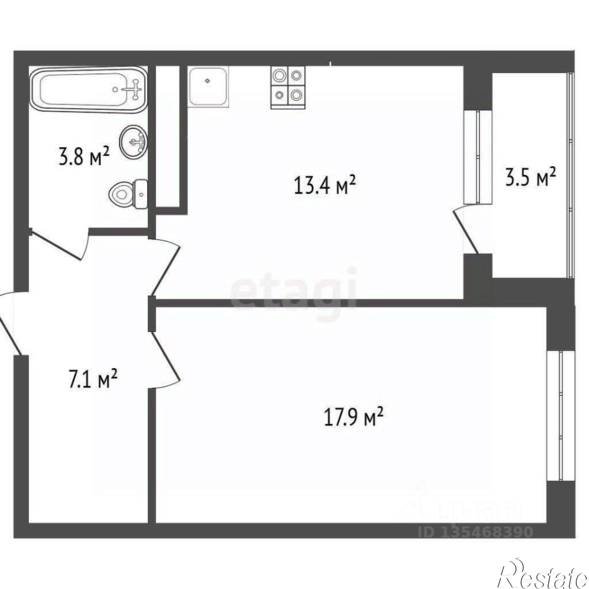 Купить квартиру за 10 649 000 рублей на улица Авроры, 77 к1