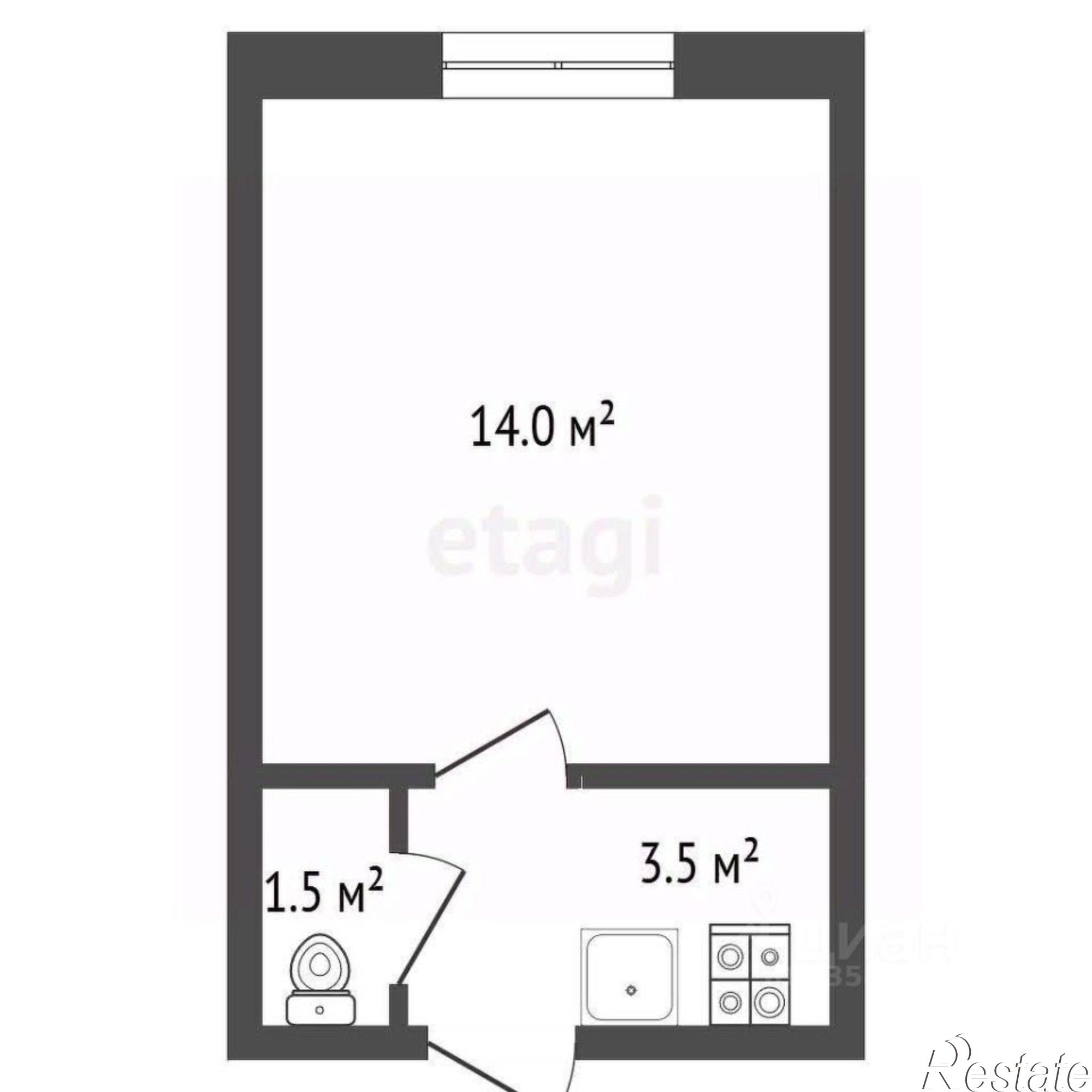 Купить квартиру за 3 700 000 рублей на улица 40 лет Октября, 5