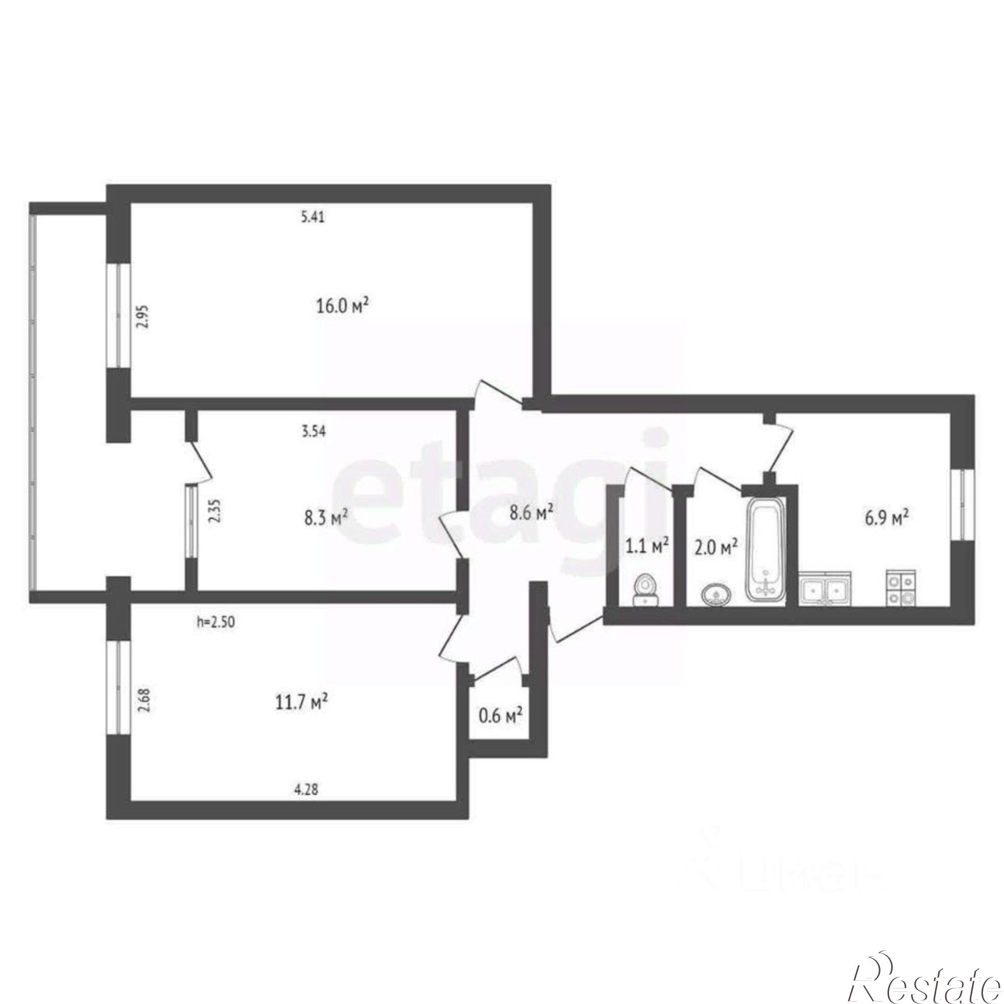 Купить квартиру за 6 100 000 рублей на мкр 10, 7