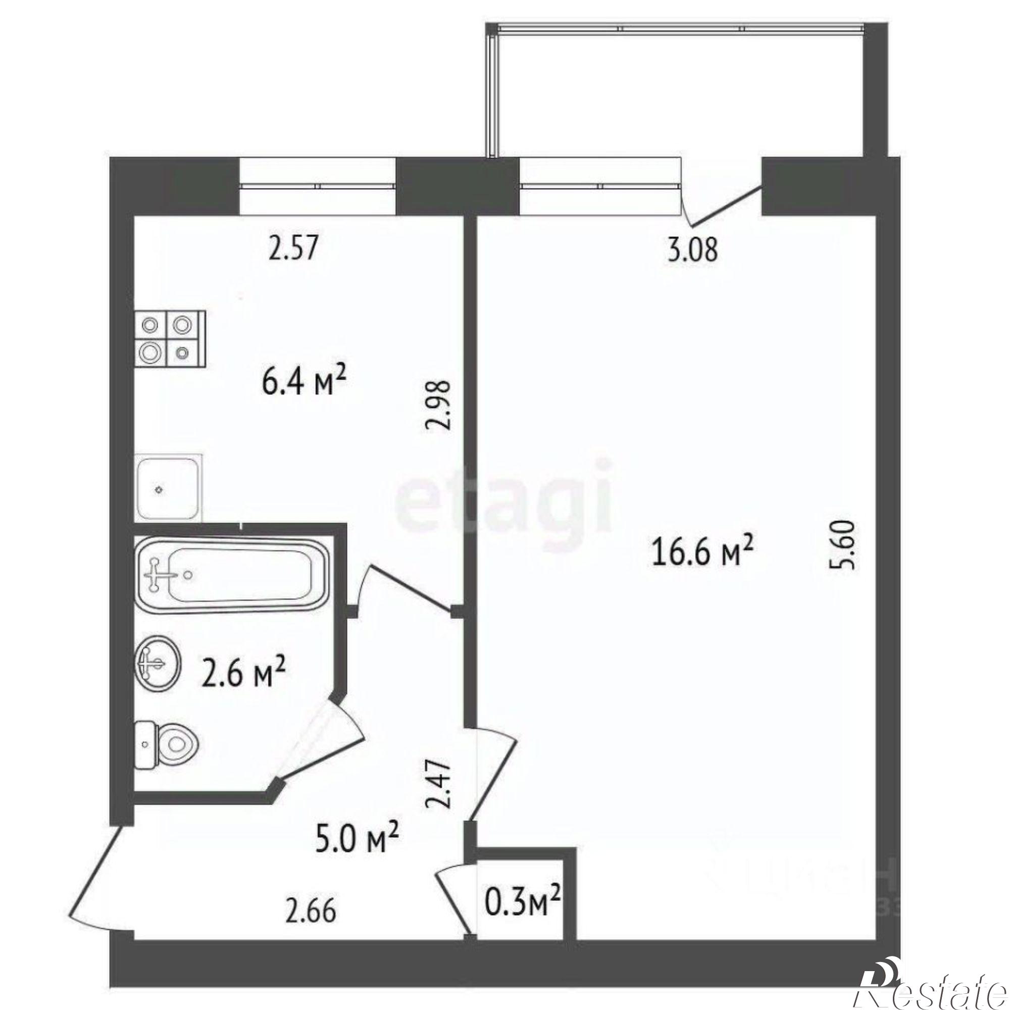 Купить квартиру за 4 650 000 рублей на улица Лётчиков, 10