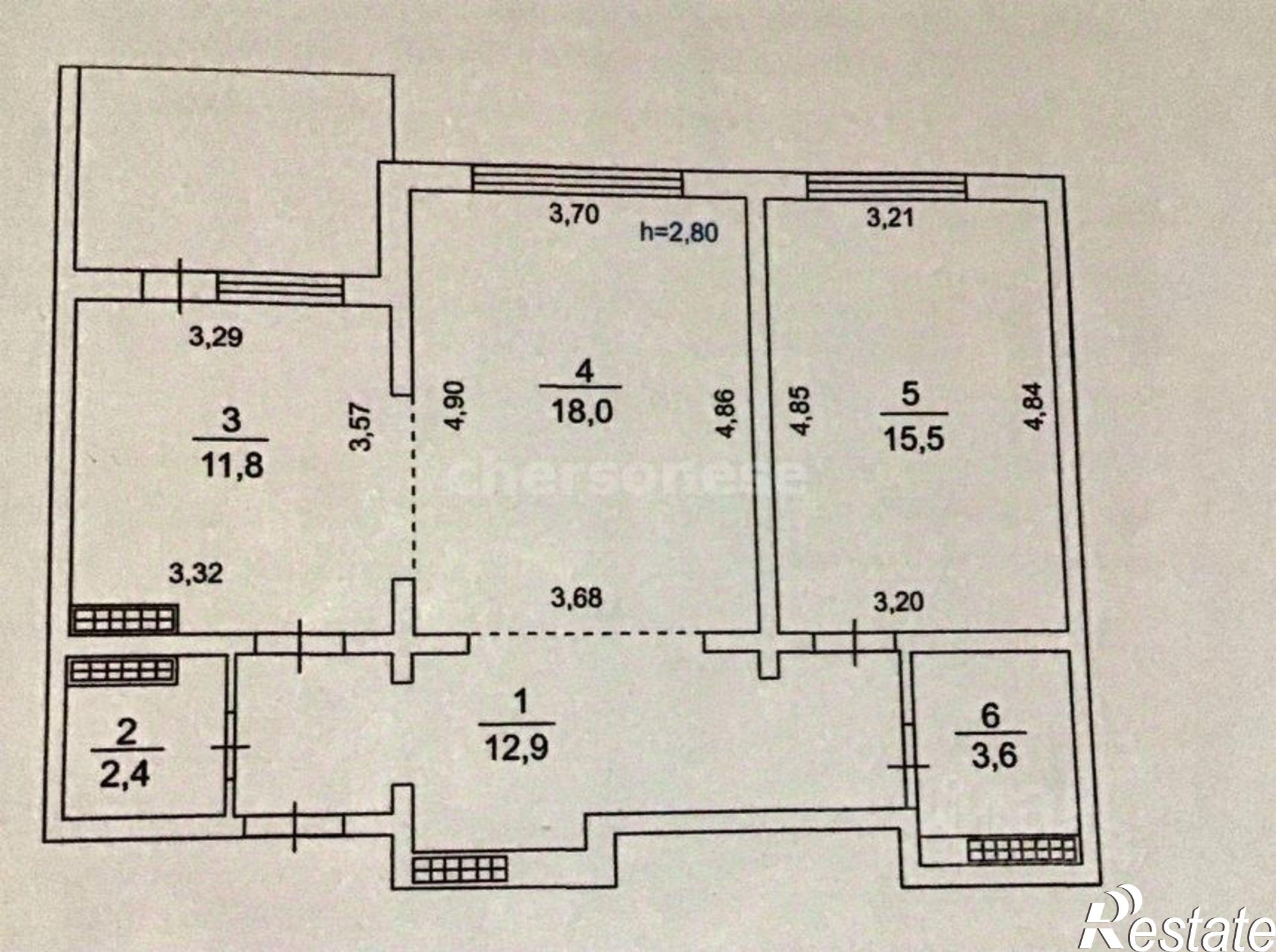 Купить квартиру за 14 900 000 рублей на Античный пр-кт, 8В