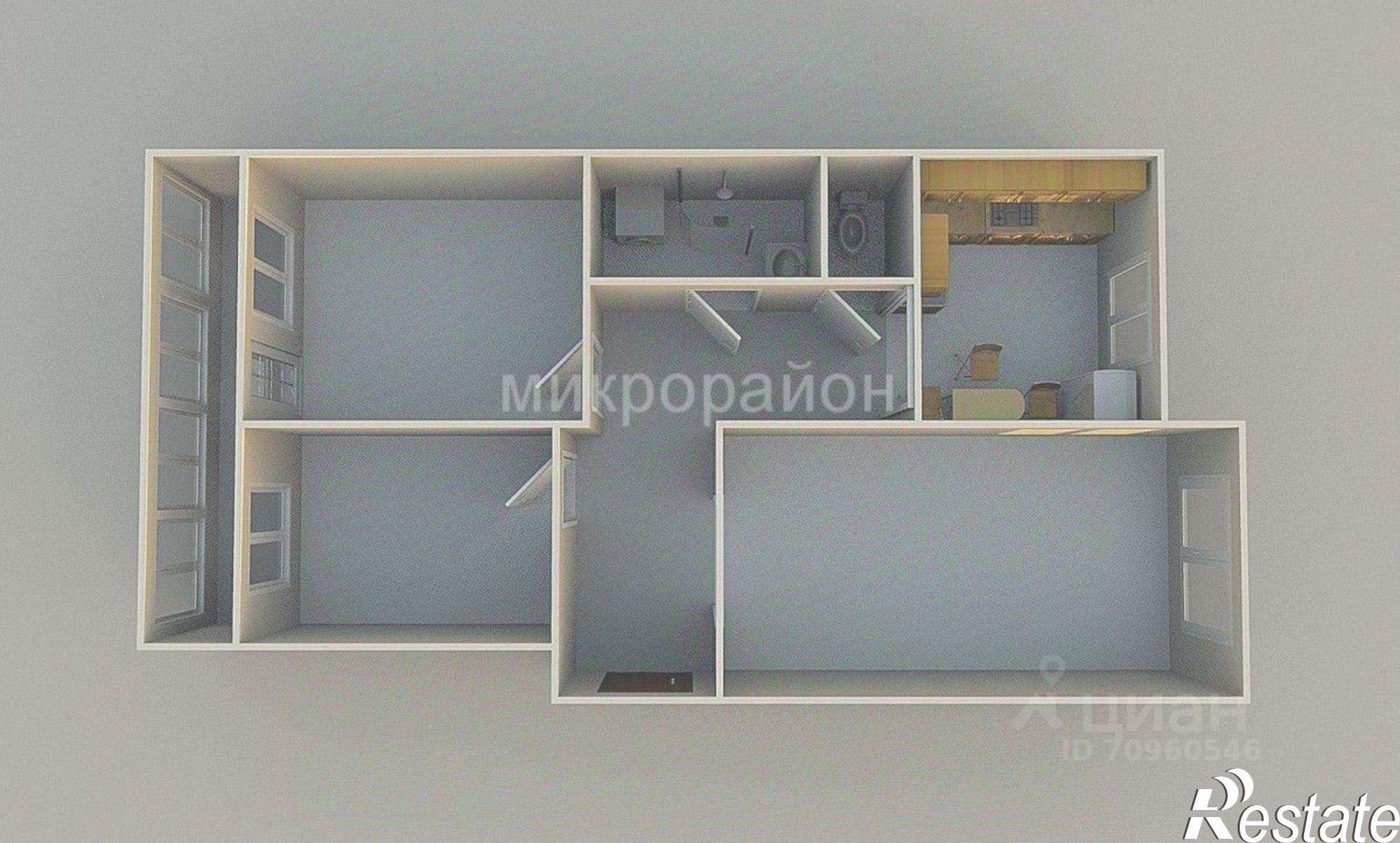 Купить квартиру за 7 400 000 рублей на Советская улица, 53