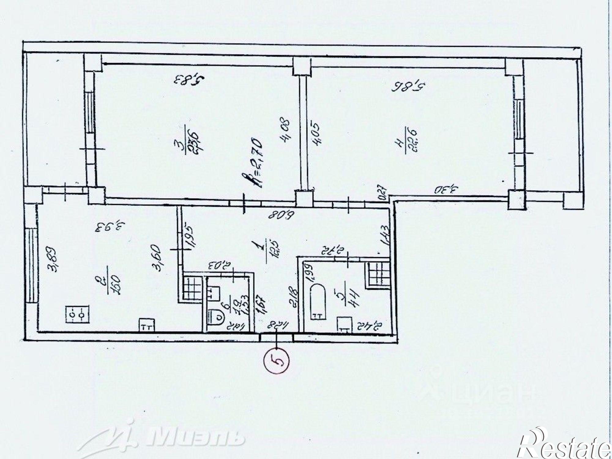 Купить квартиру за 13 720 000 рублей на пр-кт Победы, 44