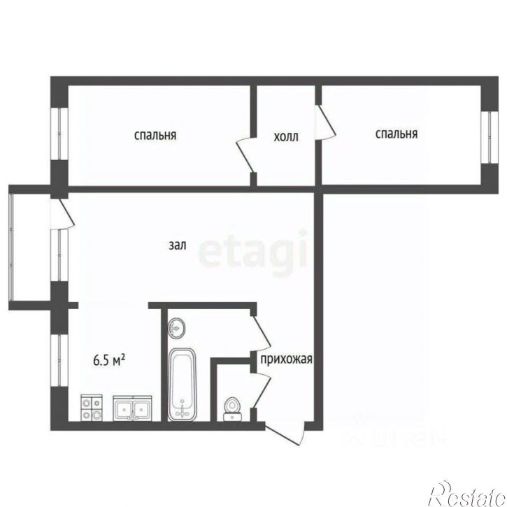 3-комн квартира улица Героев Бреста, 3,  д. 3