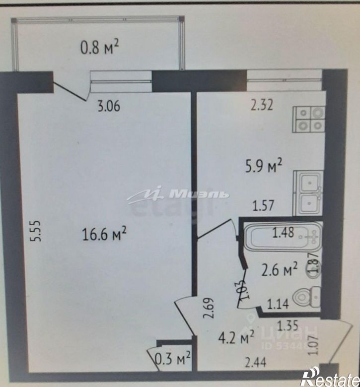1-комн квартира ул Интернациональная, 30,  д. 30