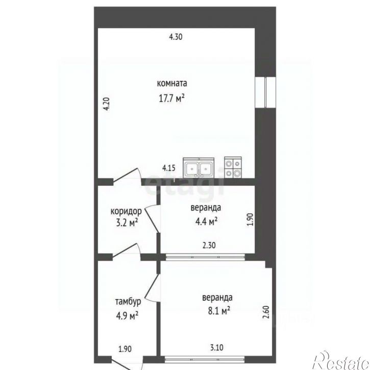 1-комн квартира улица Щепкина, 24,  д. 24