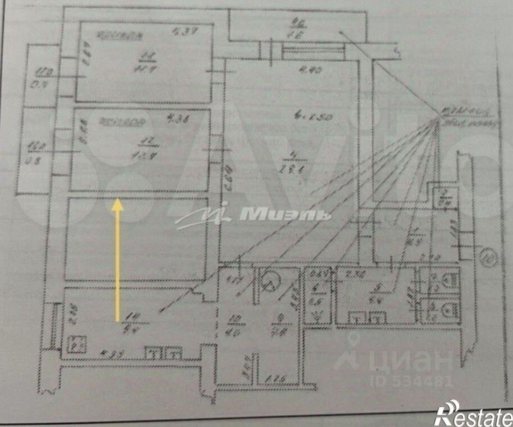 1-комн квартира ул Кузнецова, 5,  д. 5