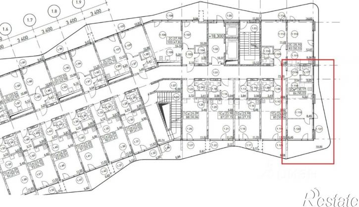 2-комн квартира Каламитская улица, 22,  д. 22