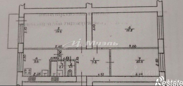3-комн квартира ул Железнодорожная, 4,  д. 4