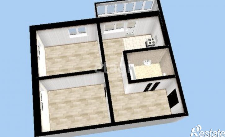 2-комн квартира Симферополь, улица Бородина, 59Г