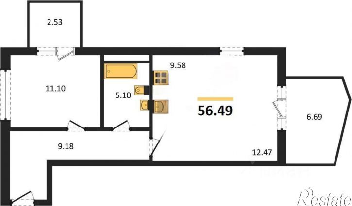 1-комн квартира Сакский район