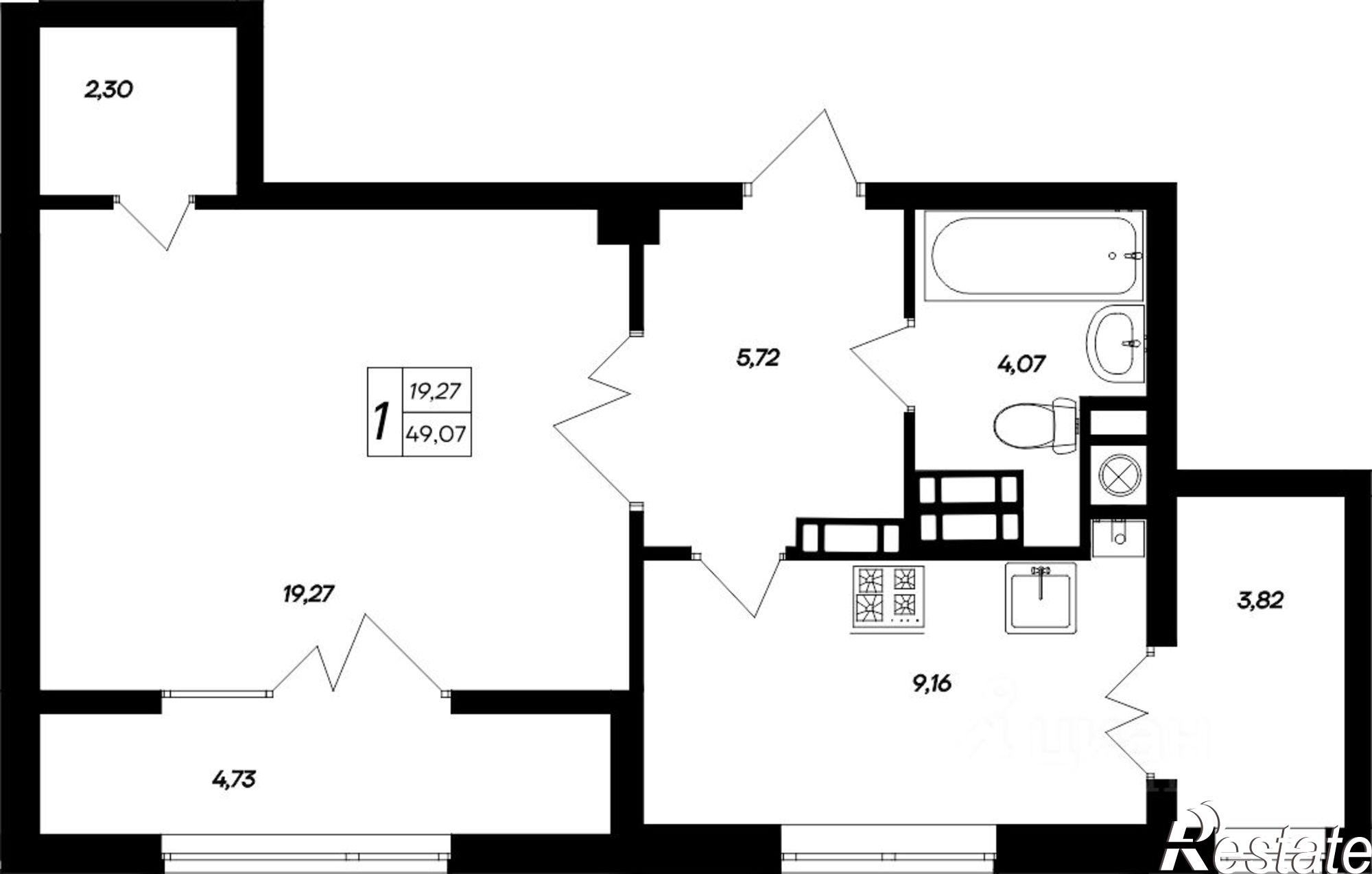 Купить квартиру за 6 852 630 рублей на Симферопольский район