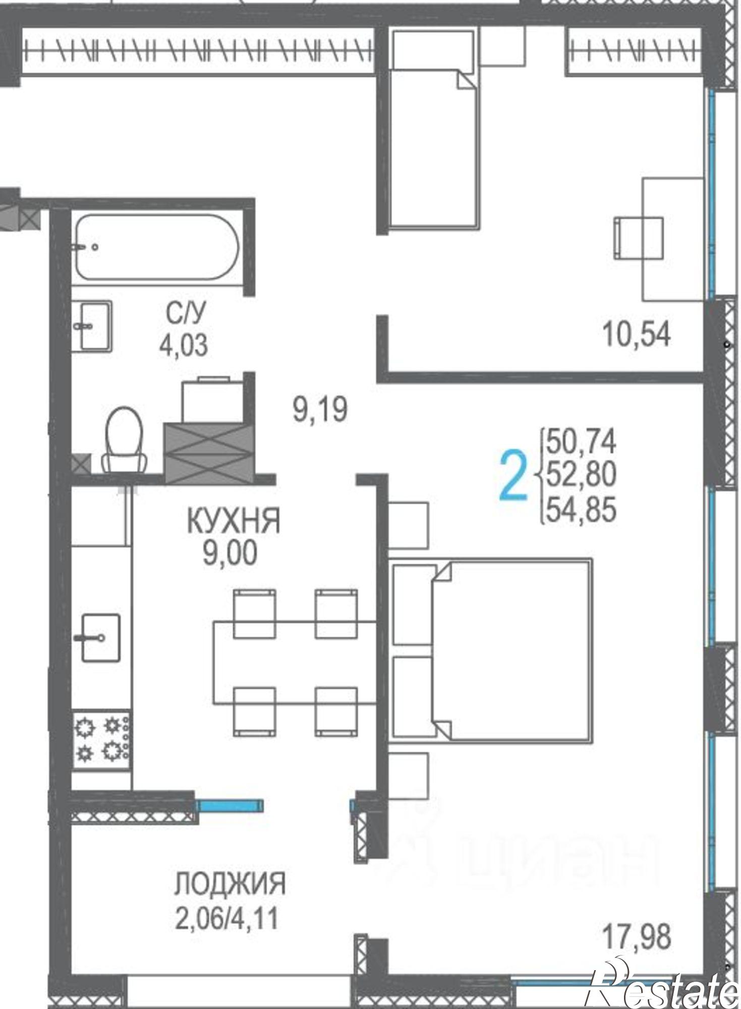 Купить квартиру за 13 218 800 рублей на Сакский район