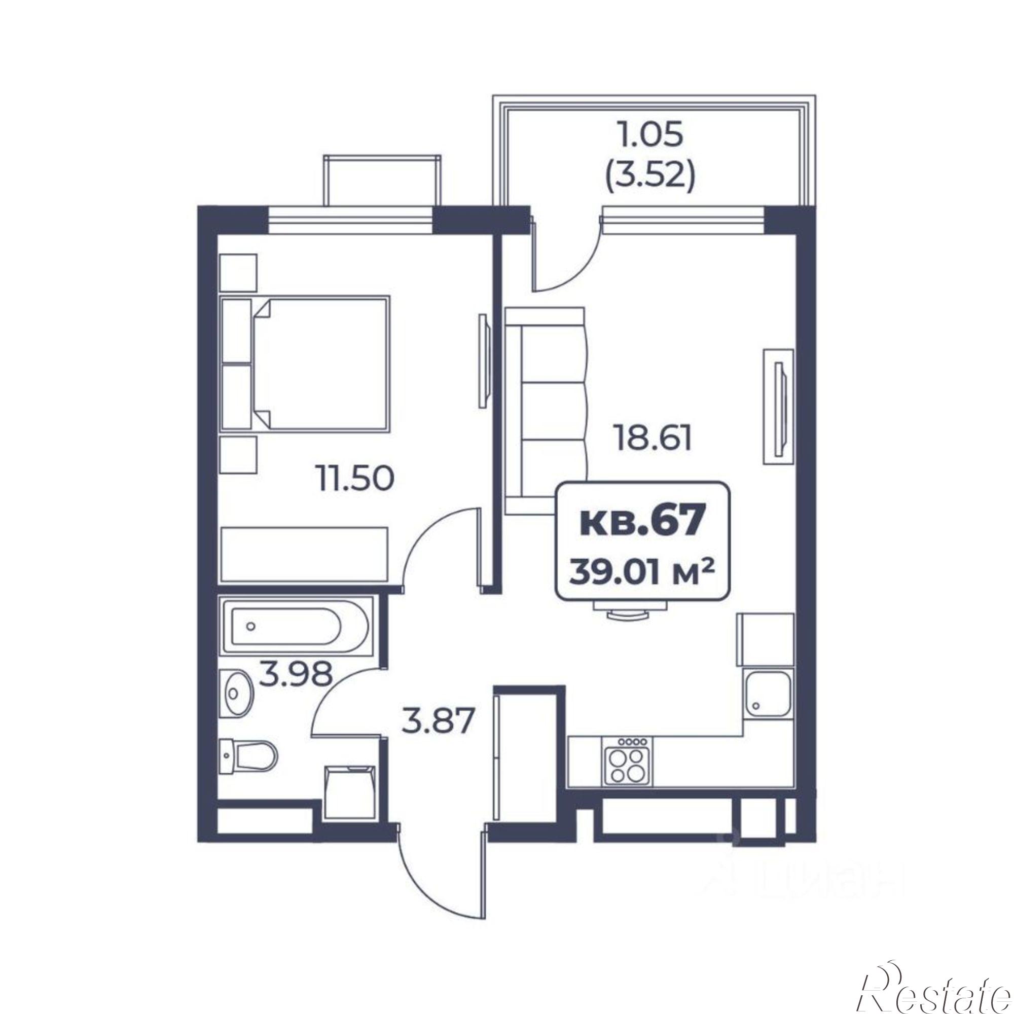 Купить квартиру за 6 202 590 рублей на пер 30 Авиаполка, 2