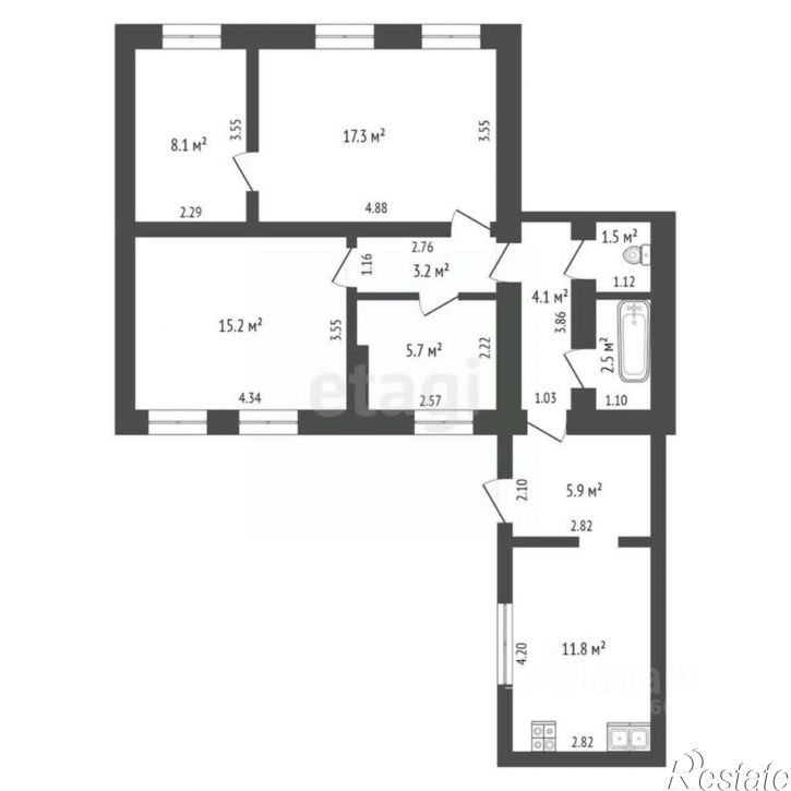 3-комн квартира ул Евпаторийская, 31А,  д. 31А