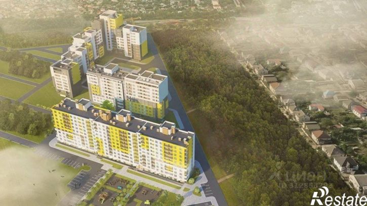 1-комн квартира в новом доме Симферопольский район