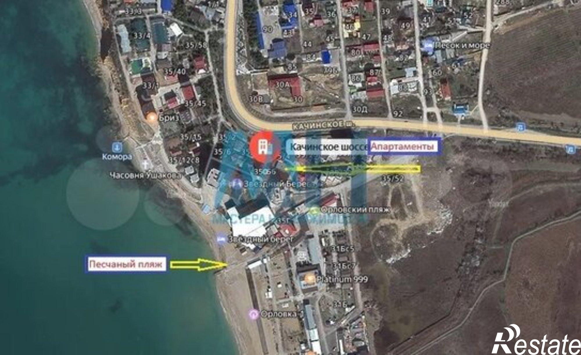 Купить квартиру за 5 200 000 рублей на Качинское шоссе, 35/56