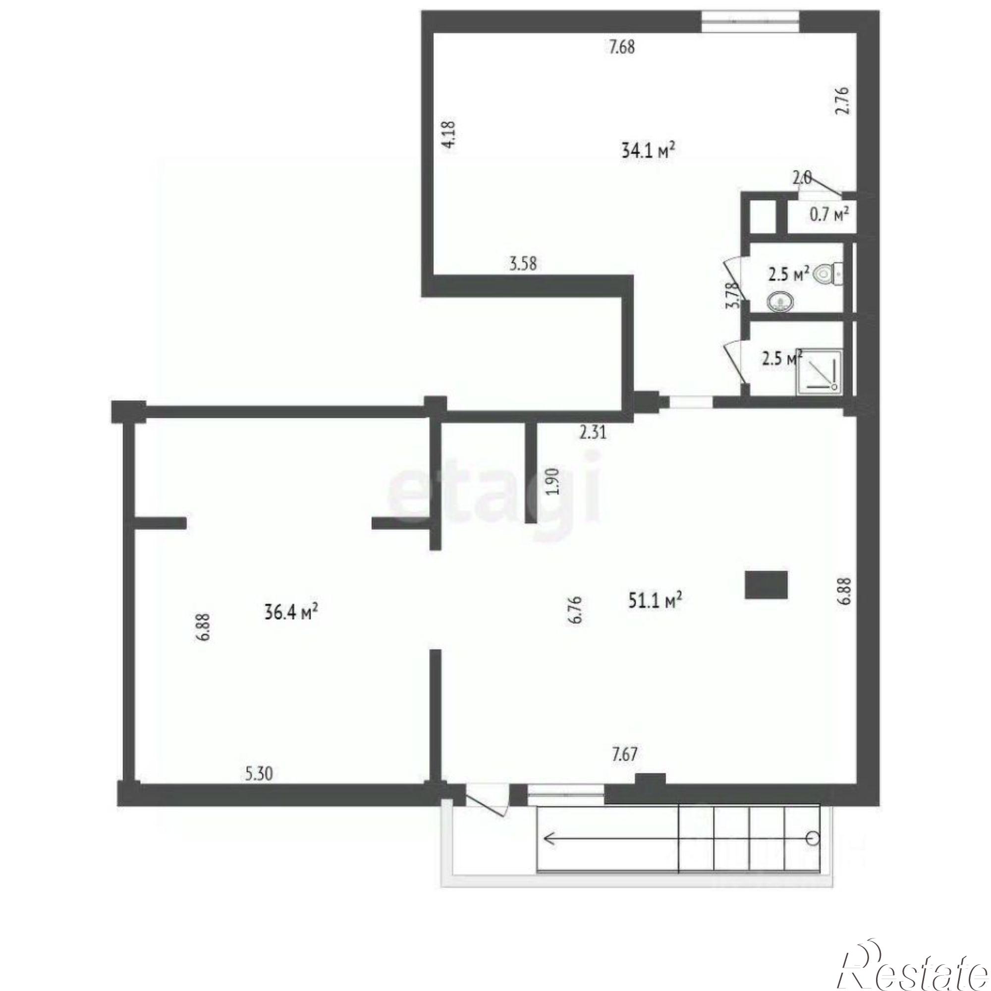 Купить офис, помещение под офис за 13 768 500 рублей на Античный пр-кт, 64 4