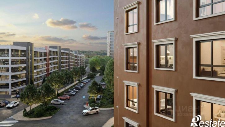 1-комн квартира в новом доме Симферопольский район, село Мирное