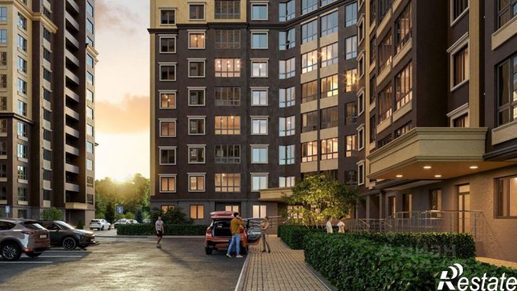 1-комн квартира в новом доме Симферопольский район, село Мирное