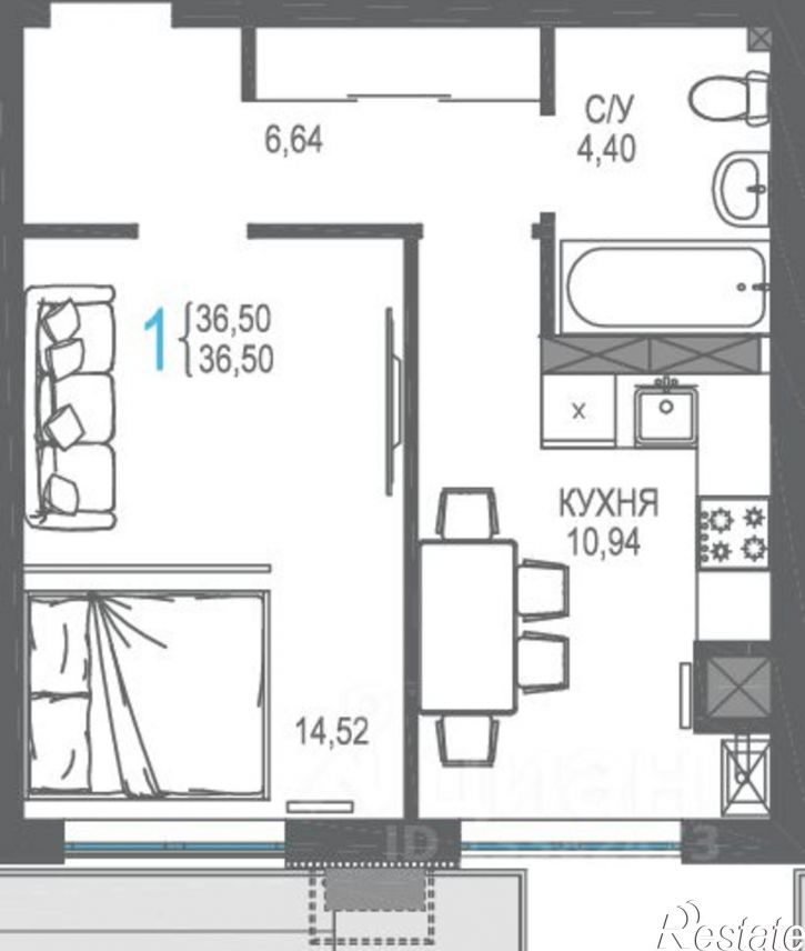 2-комн квартира в новом доме ул Магистральная, 3,  д. 3