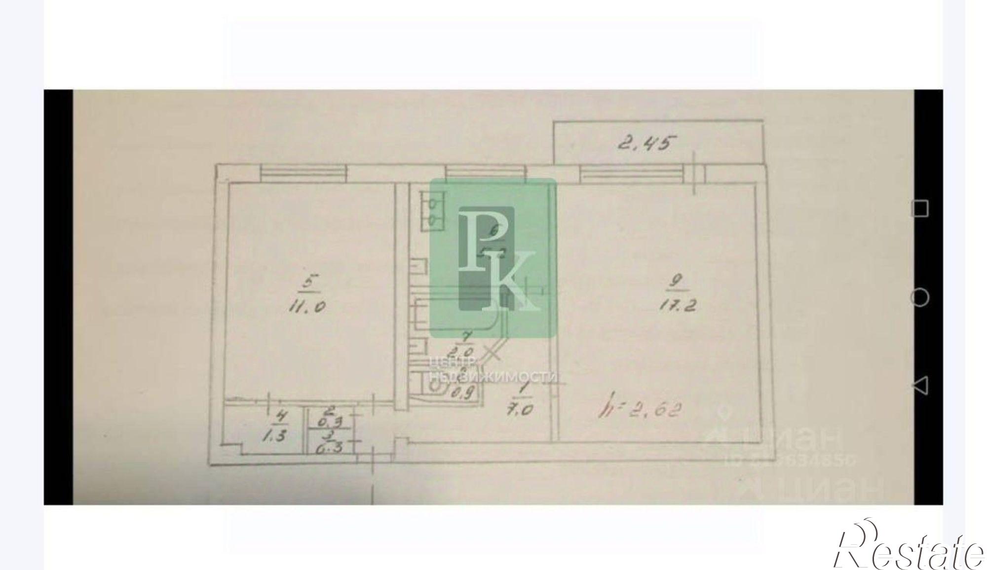 Купить квартиру за 6 400 000 рублей на проспект Генерала Острякова, 97