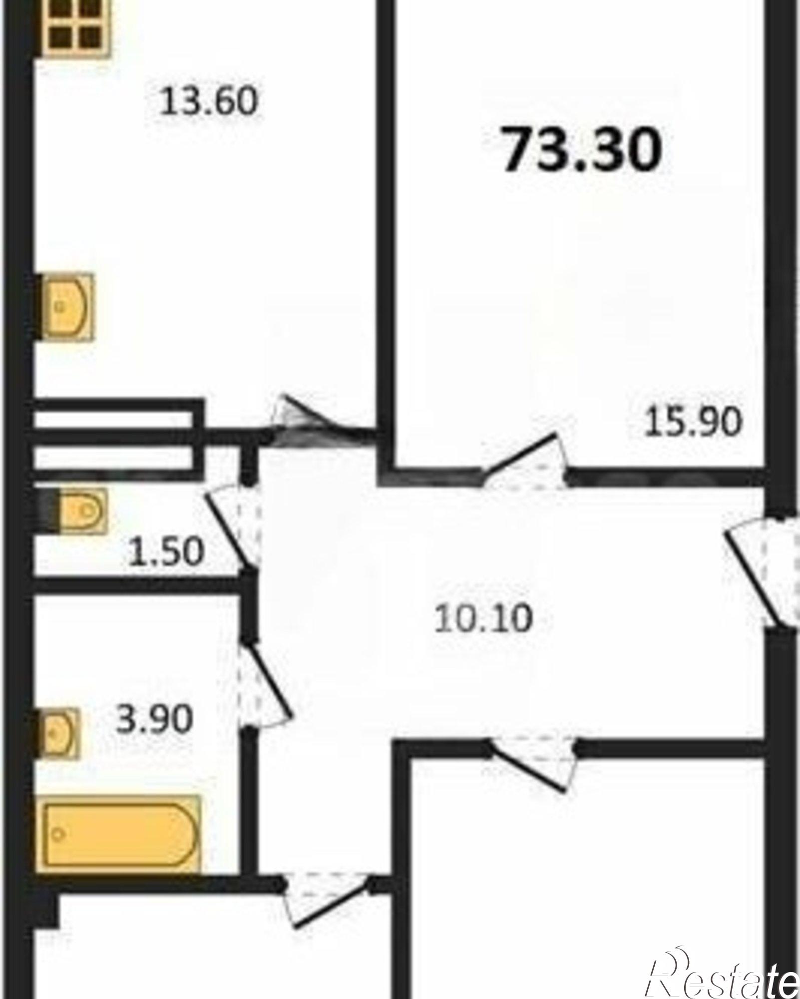 Купить квартиру за 14 660 000 рублей на улица Токарева, 18Д к3