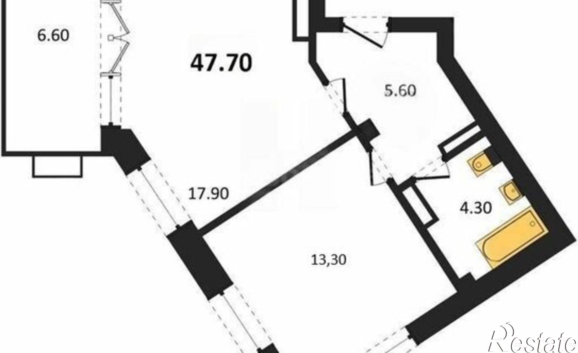 Купить квартиру за 14 310 000 рублей на ул Маячная, 11