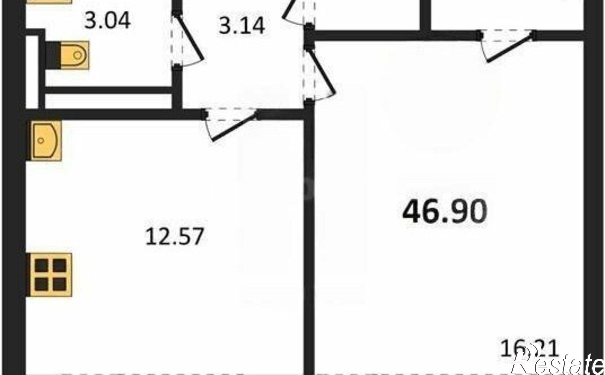 Купить квартиру за 14 238 800 рублей на Севастополь, Парковая улица, 15