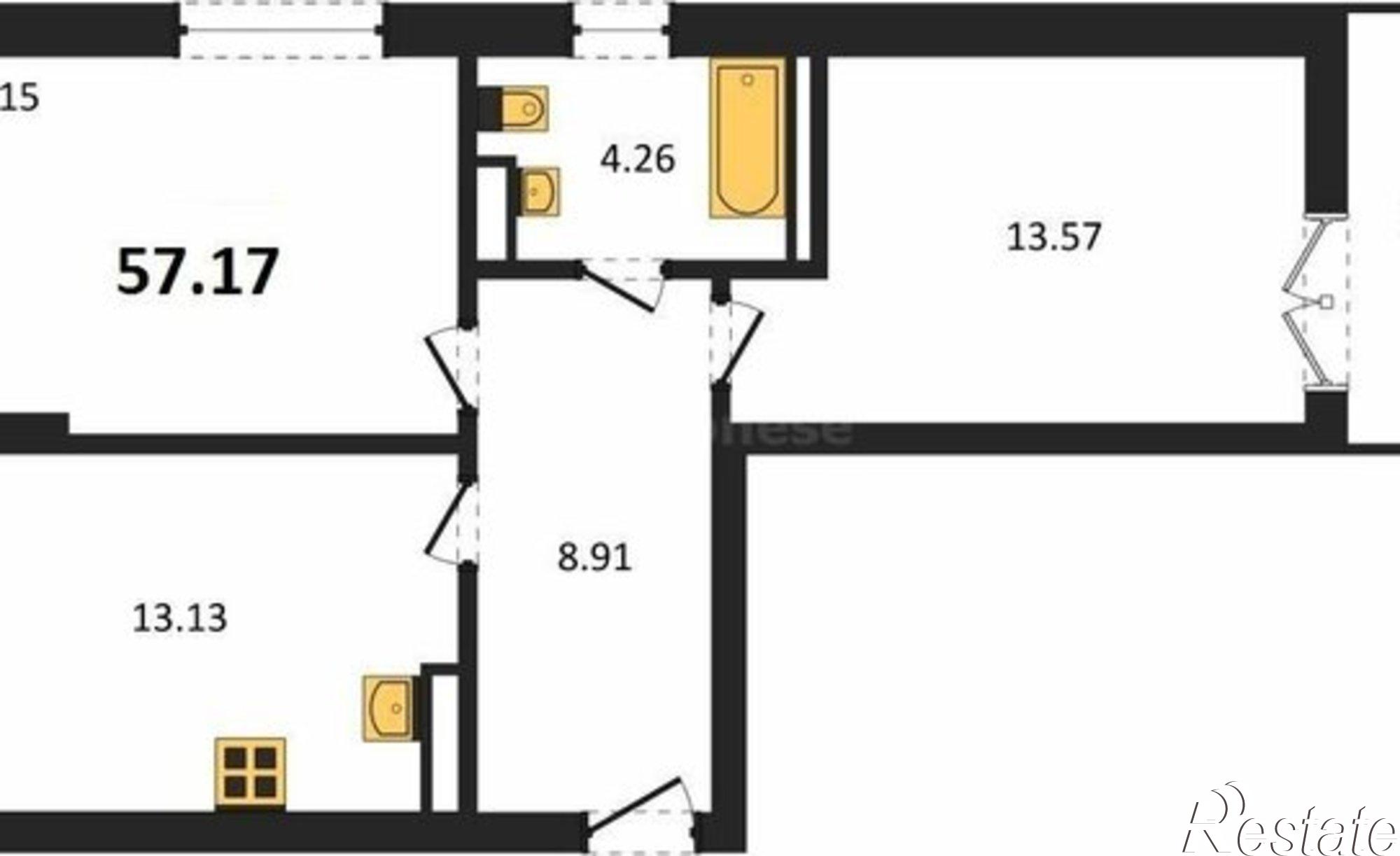 Купить квартиру за 12 005 700 рублей на ул Котляревского, 9
