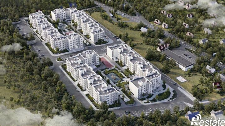 1-комн квартира в новом доме ул Дачная, 103В,  д. 103В