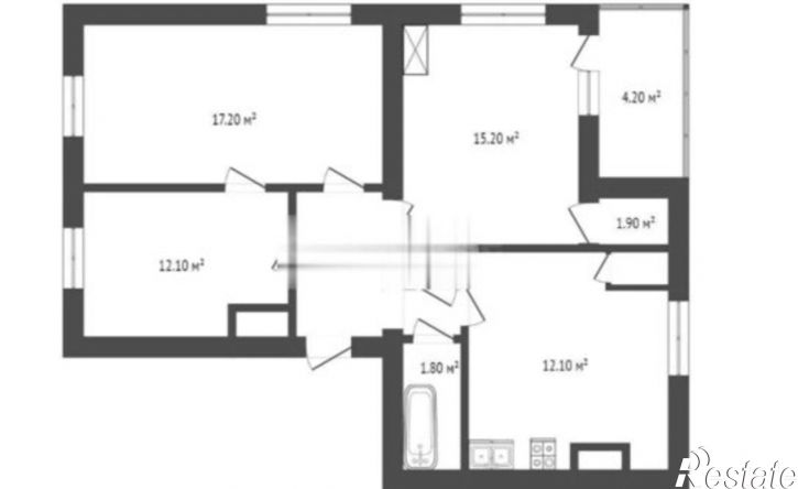 3-комн квартира ул Чернореченская, 88,  д. 88