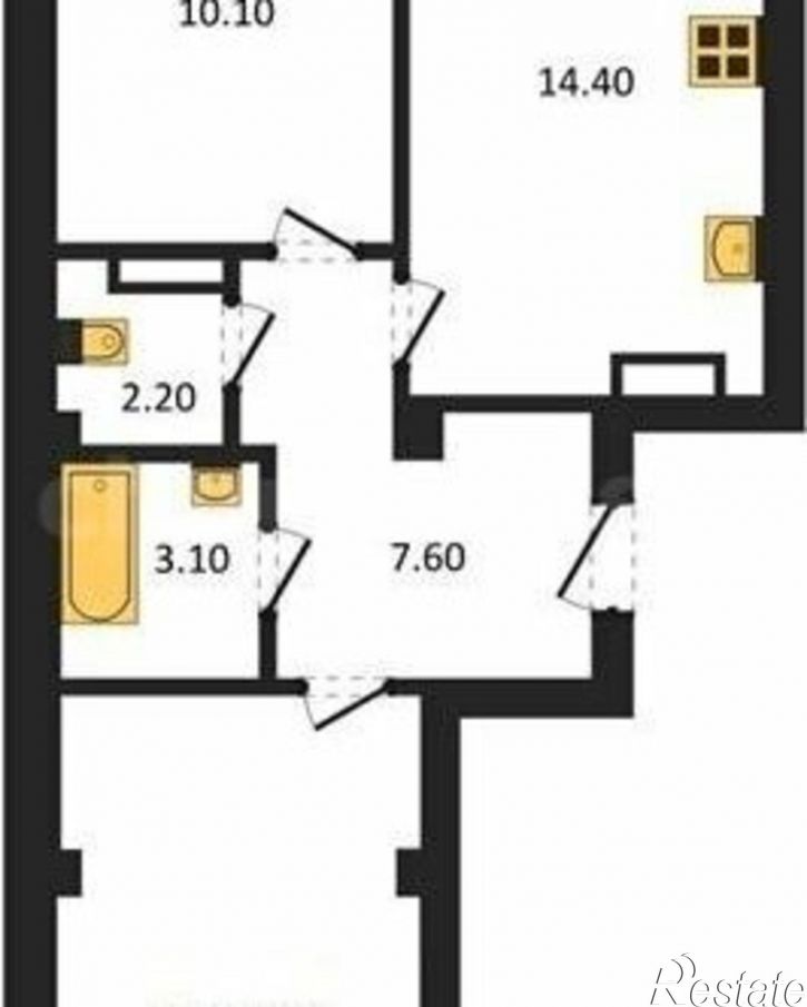 2-комн квартира в новом доме ул Угольная, 16,  д. 16