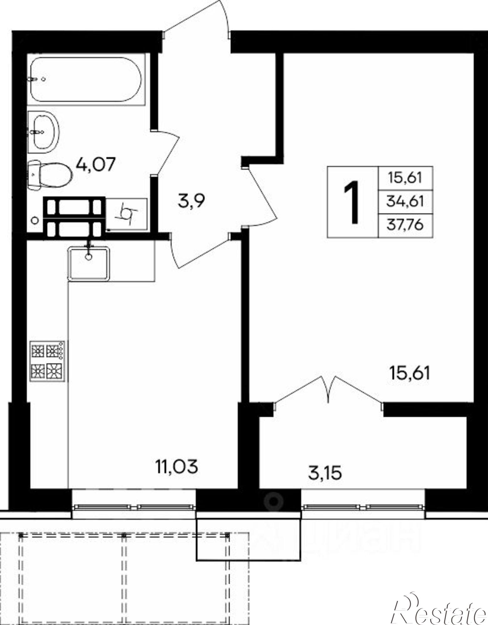 Купить квартиру за 8 307 200 рублей на улица Котляревского, 10