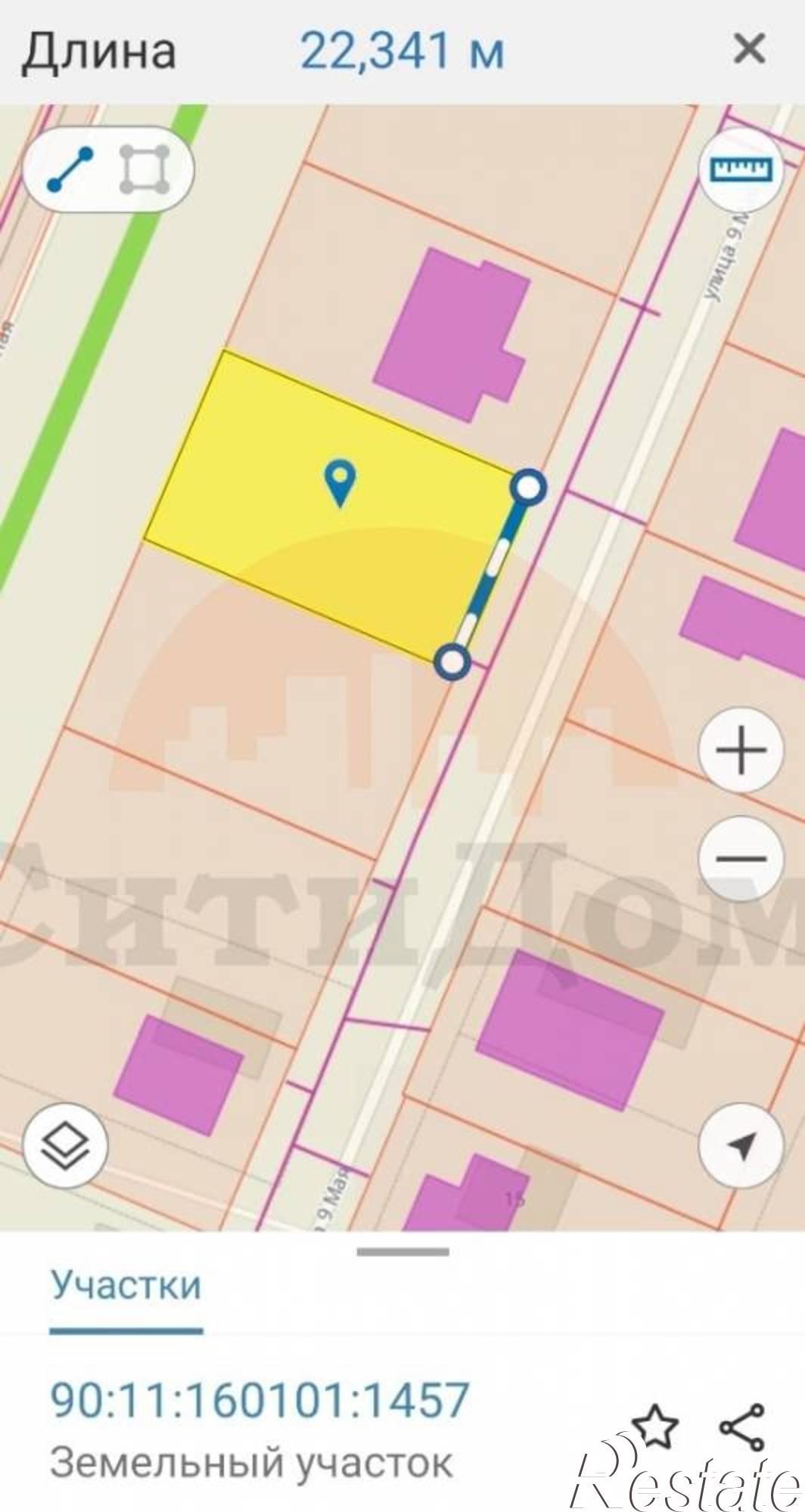 Купить землю, земельный участок за 6 000 000 рублей на 9-го Мая ул.