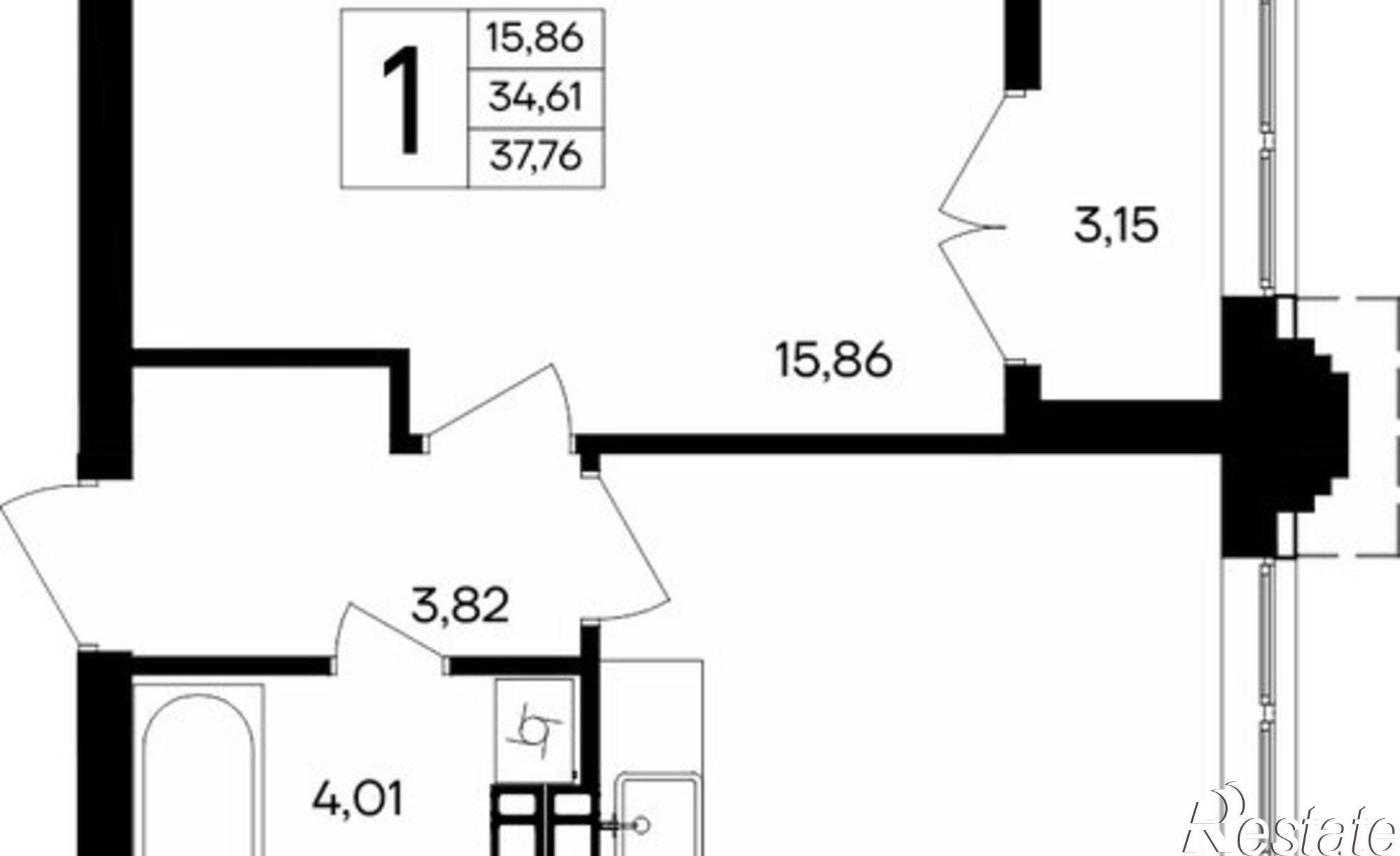 Купить квартиру за 8 307 200 рублей на улица Котляревского, 10