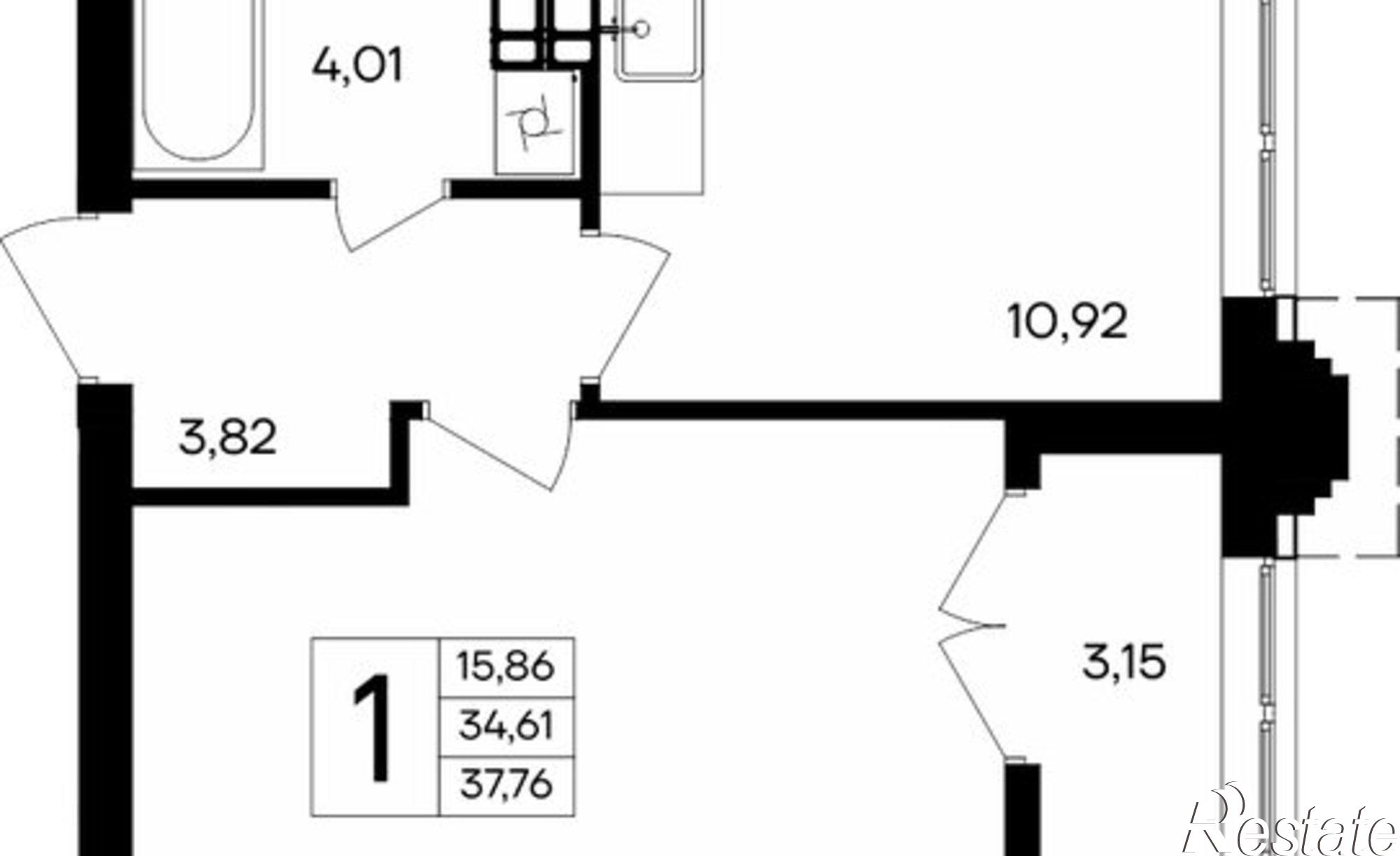 Купить квартиру за 8 307 200 рублей на улица Котляревского, 10