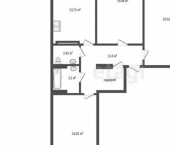 3-комн, 87 кв м, этаж 2/5 улица Челнокова, 17 к1