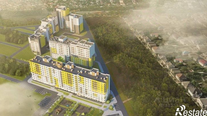 1-комн квартира в новом доме Парковая улица, 3,  д. 3