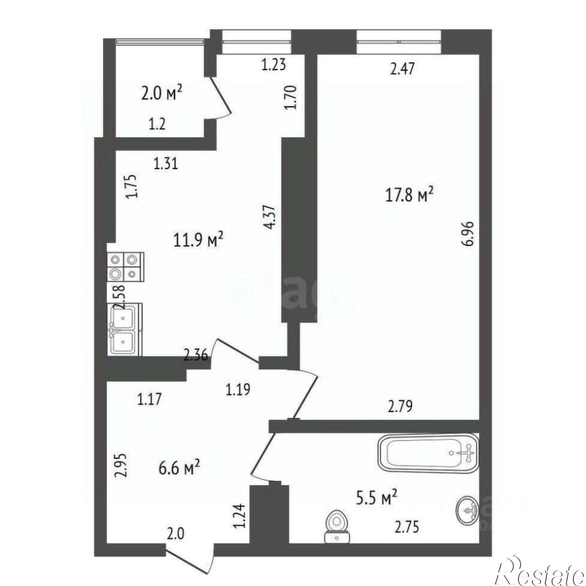 Купить квартиру за 10 250 000 рублей на Античный проспект, 26к3