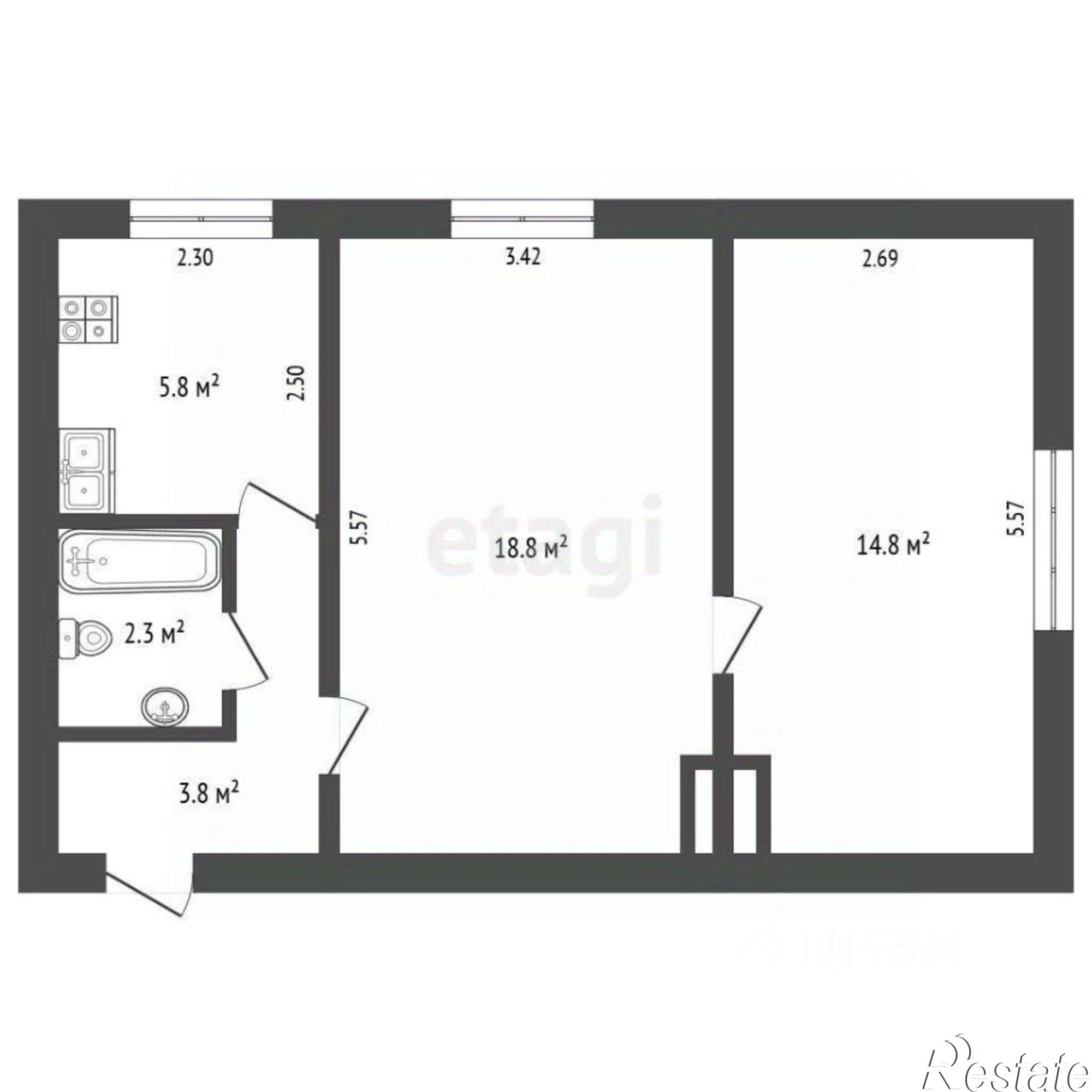 Купить квартиру за 7 000 000 рублей на ул Крестовского, 43